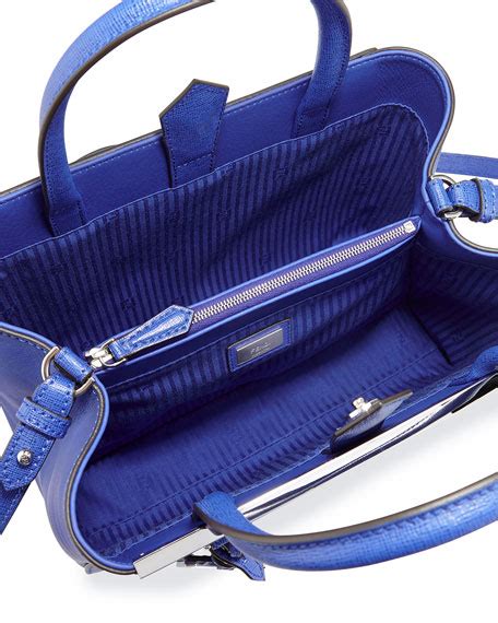 fendi 2jours cobalt blue|Fendi 2Jours Mini Shopping Tote, Cobalt Blue.